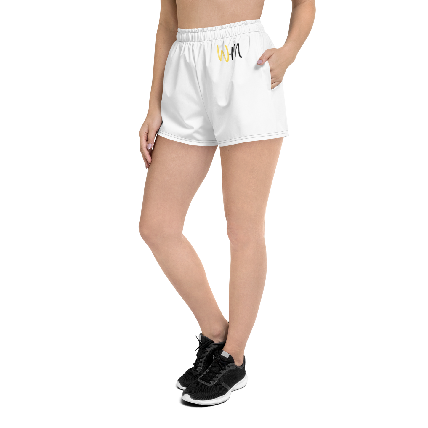 'Watch Me' Women’s Recycled Athletic Shorts