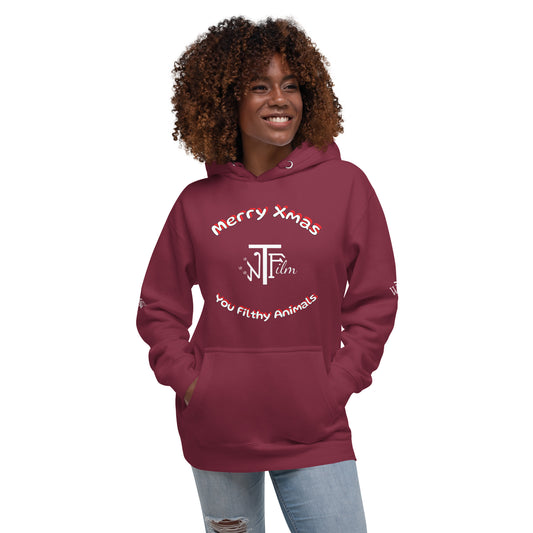 WTF Christmas Unisex Hoodie with film quote